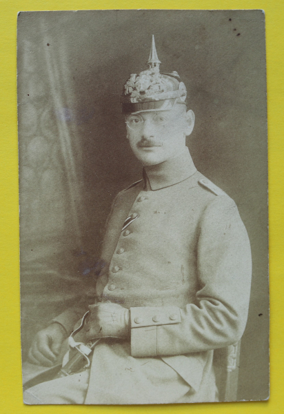 AK Würzburg / 1914-1918 / Offizier Uniform Pickelhaube Säbel / 1.WK WWI 1. Weltkrieg
